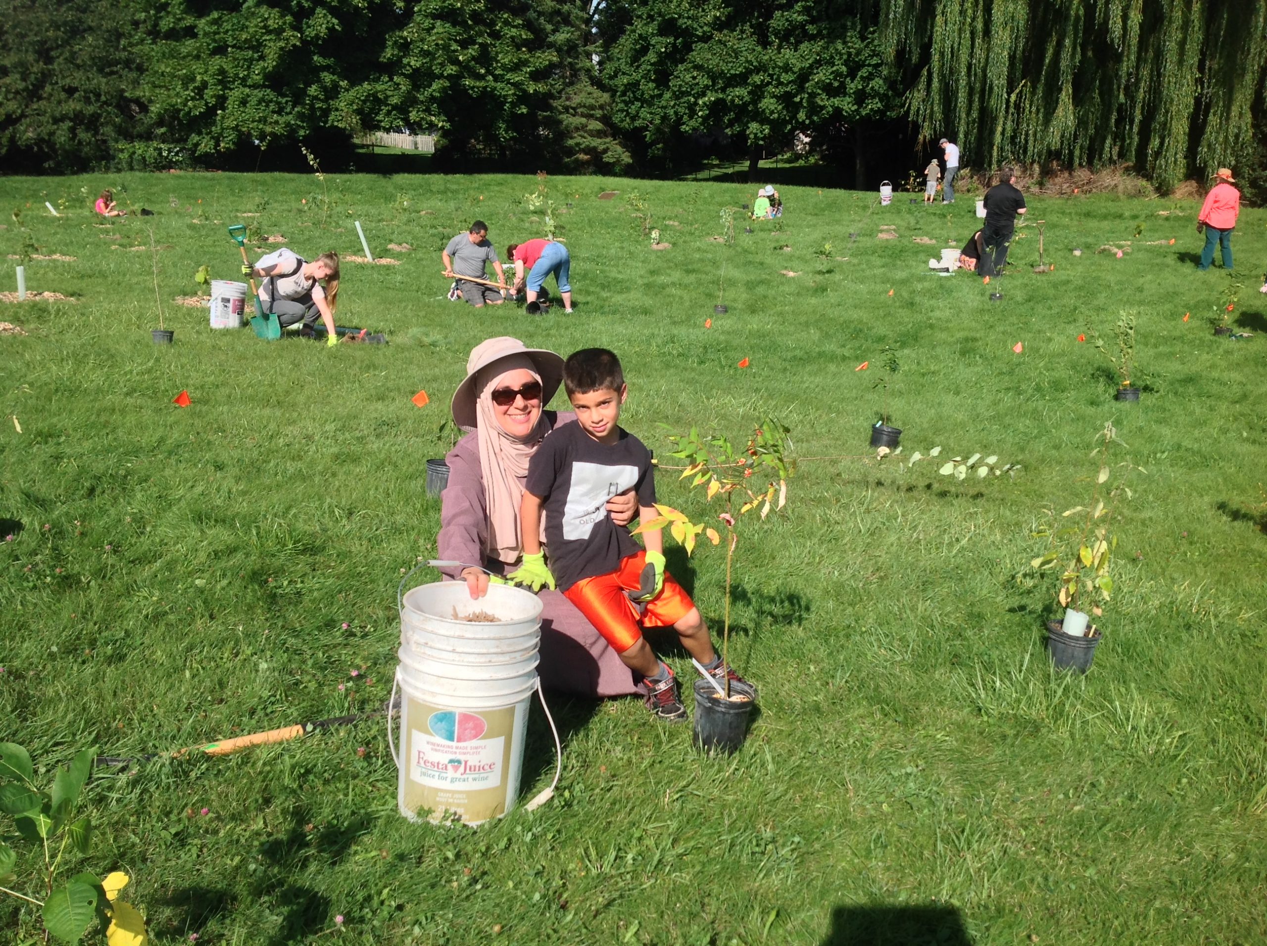 Westmount Lions Park Interfaith Planting ReForest London